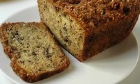 banana bread or banana loaf image