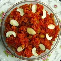 carrot halwa or gajar ka halwa