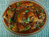 chicken curry recipe, an indian  curried chicken recipe