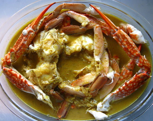 indian crab curry image