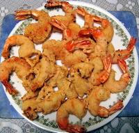 prawn tempura, an appetizer recipe