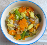 vegetable stir fry with chashew nuts