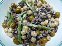 three bean salad recipe picture