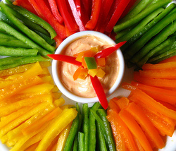 crudites with dip