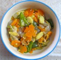 vegetable stir fry with chashew nuts